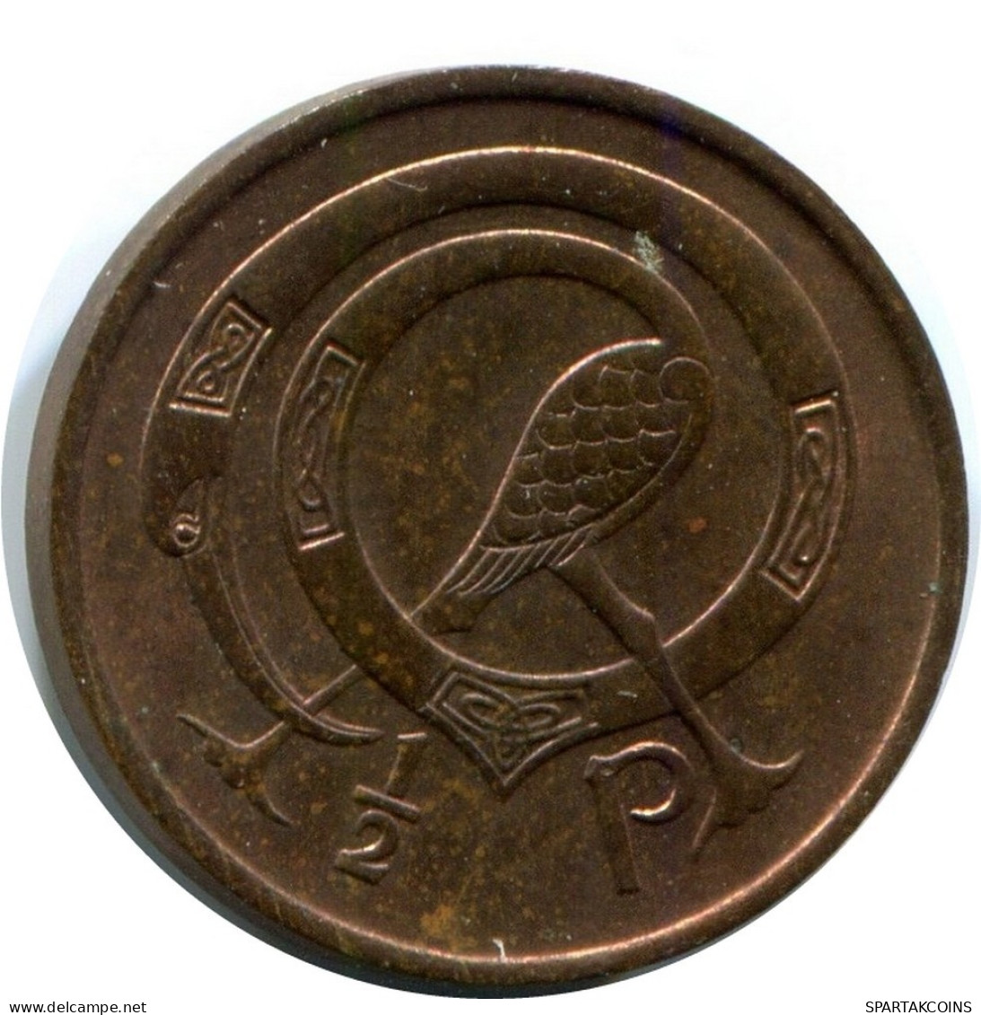 1/2 PENNY 1971 IRELAND Coin #AX112.U.A - Irlande