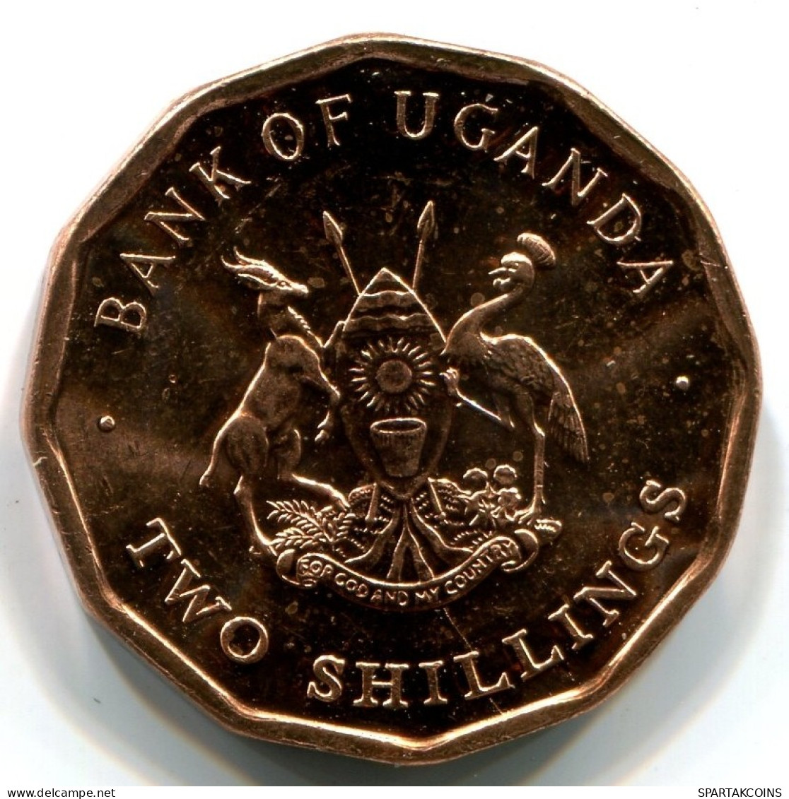 2 SHILLINGS 1987 UGANDA UNC Münze #W11142.D.A - Oeganda