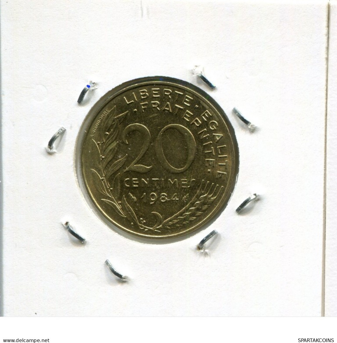 20 CENTIMES 1984 FRANCIA FRANCE Moneda #AN899.E.A - 20 Centimes
