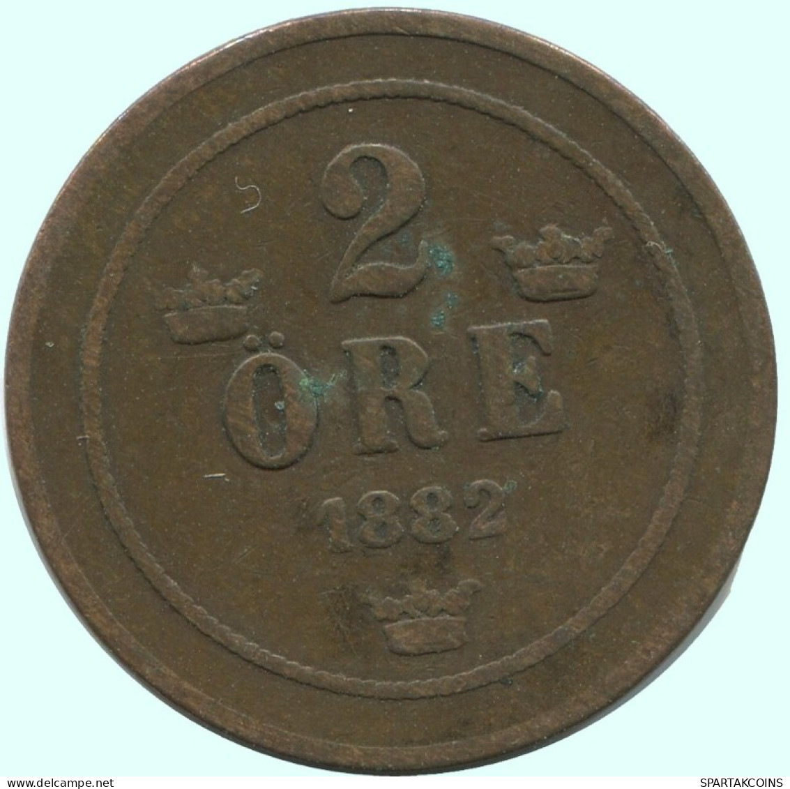 2 ORE 1882 SUECIA SWEDEN Moneda #AC922.2.E.A - Schweden