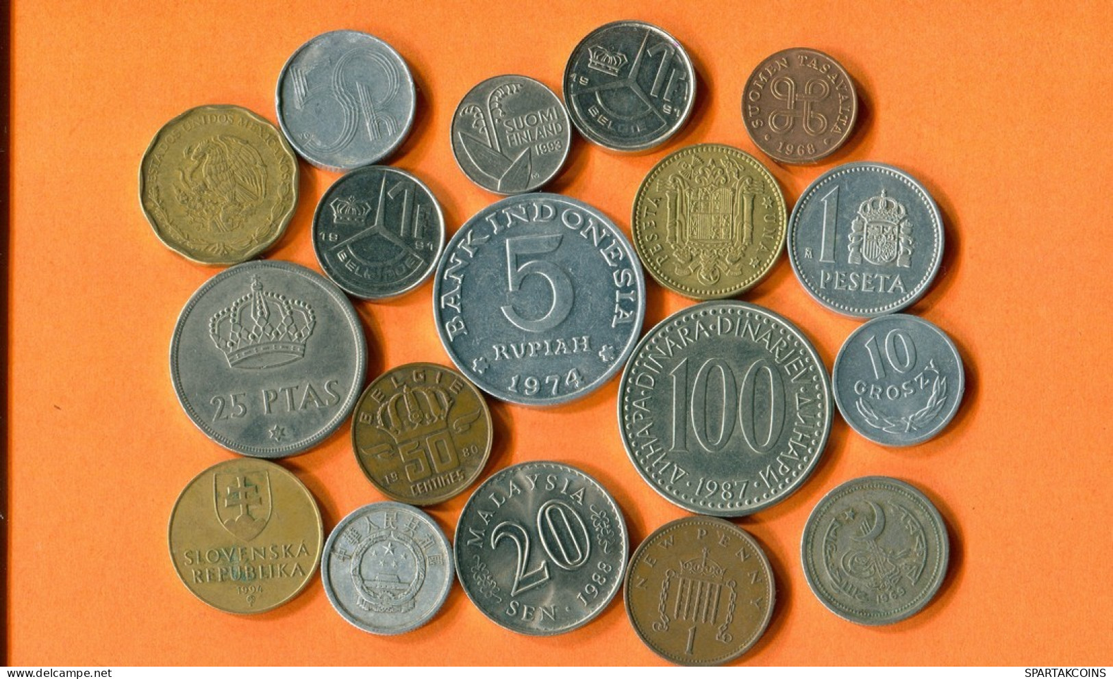 Collection MUNDO Moneda Lote Mixto Diferentes PAÍSES Y REGIONES #L10011.2.E.A - Autres & Non Classés