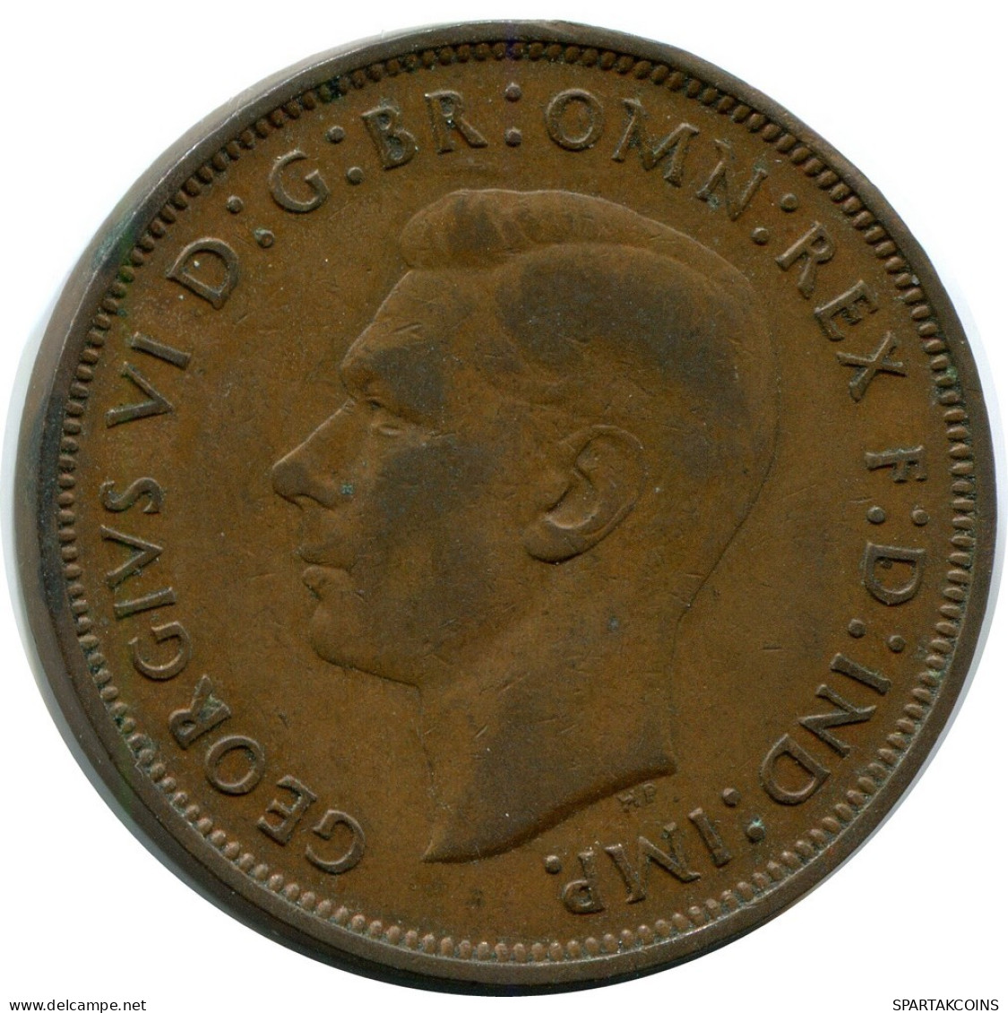 PENNY 1947 UK GRANDE-BRETAGNE GREAT BRITAIN Pièce #BB028.F.A - D. 1 Penny