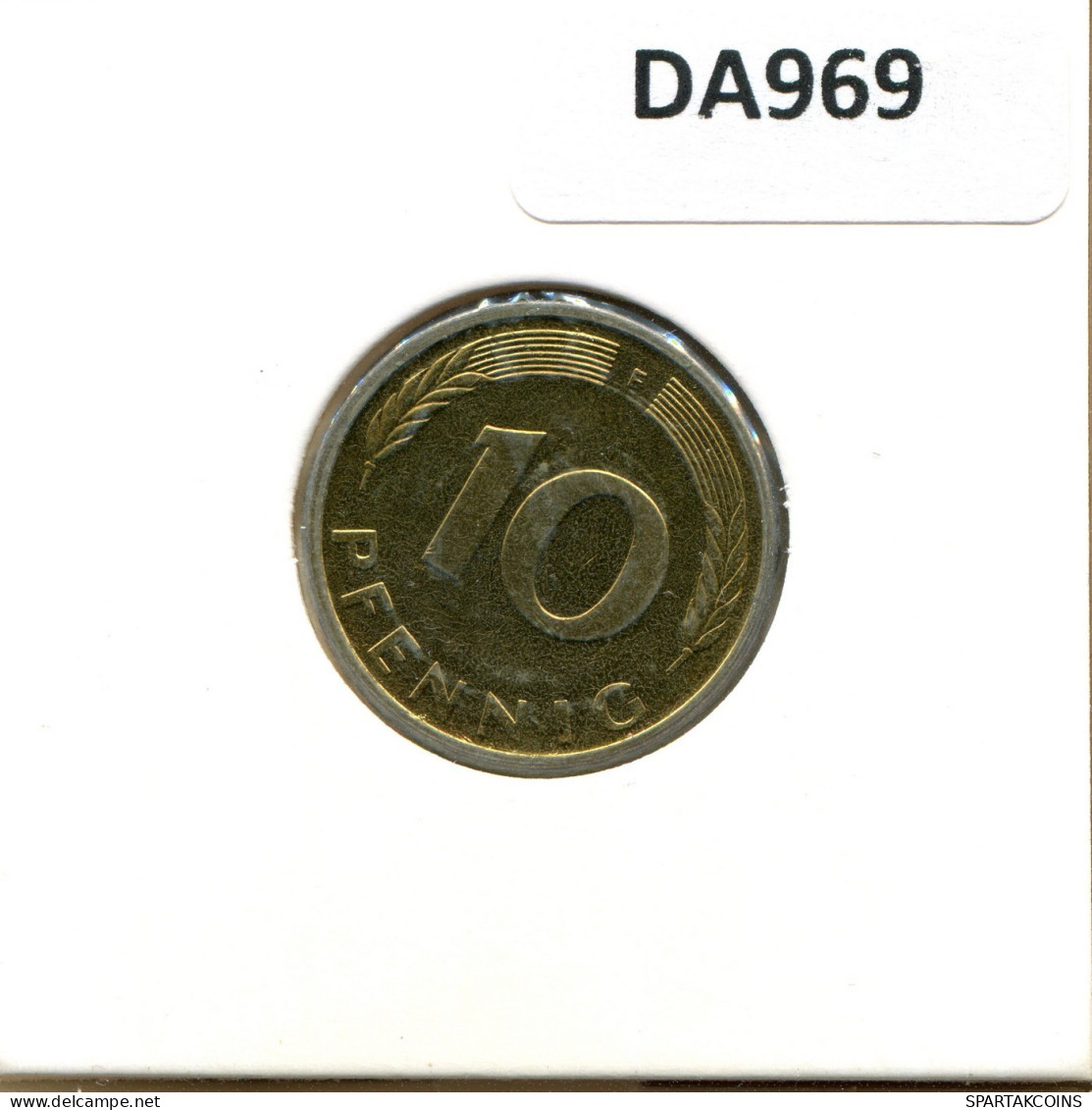10 PFENNIG 1995 F WEST & UNIFIED GERMANY Coin #DA969.U.A - 10 Pfennig
