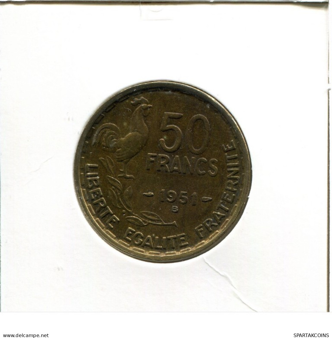 50 FRANCS 1951 D FRANCIA FRANCE Moneda #AK945.E.A - 50 Francs
