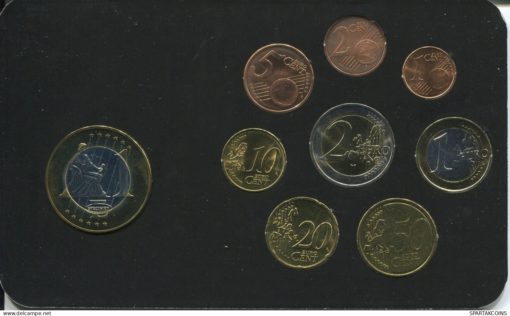GREECE 2002-2007 EURO SET + MEDAL UNC #SET1232.16.U.A - Grèce