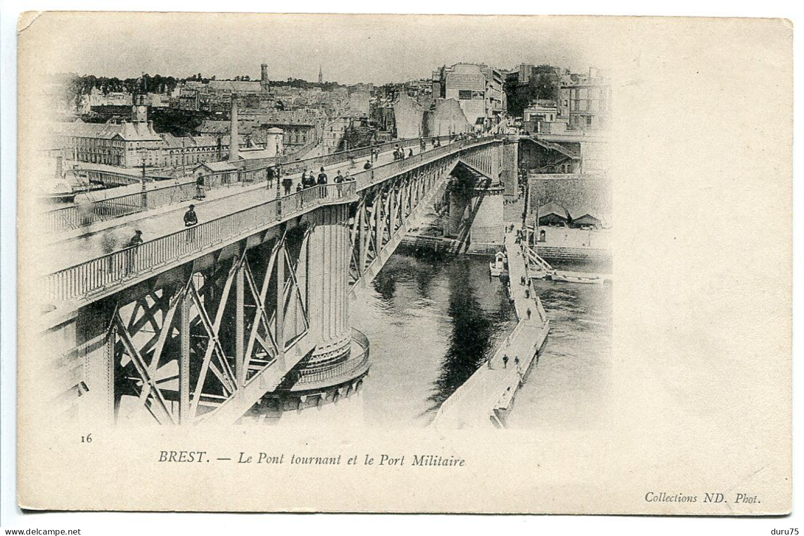 Pionnière Non écrite * BREST Le Pont Tournant Et Le Port Militaire * Collection ND Phot - Brest