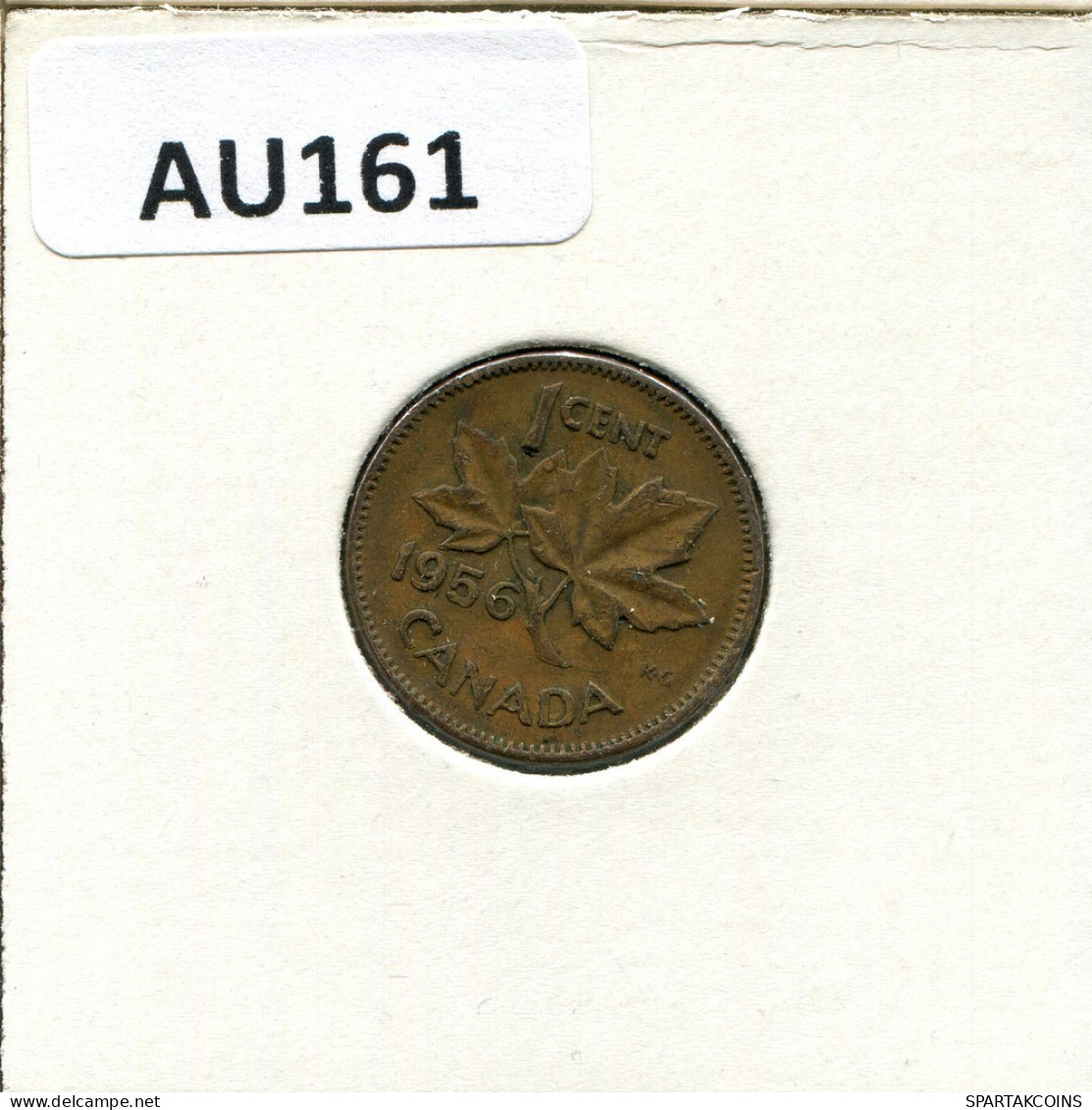 1 CENT 1956 CANADA Pièce #AU161.F.A - Canada