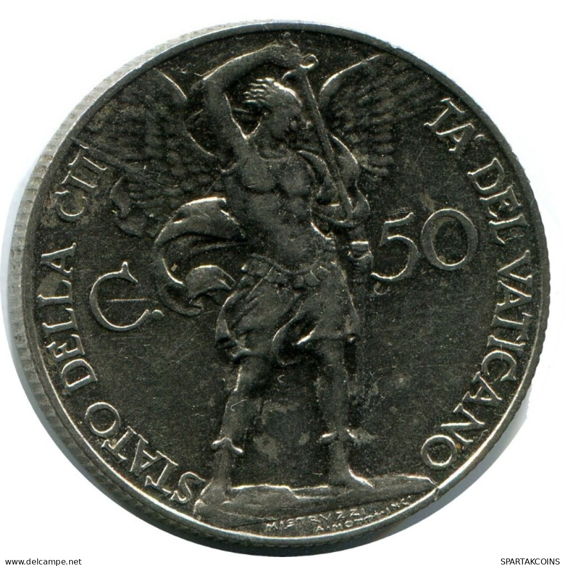 50 CENTESIMI 1930 VATICANO VATICAN Moneda Pius XI (1922-1939) #AH324.16.E.A - Vaticaanstad