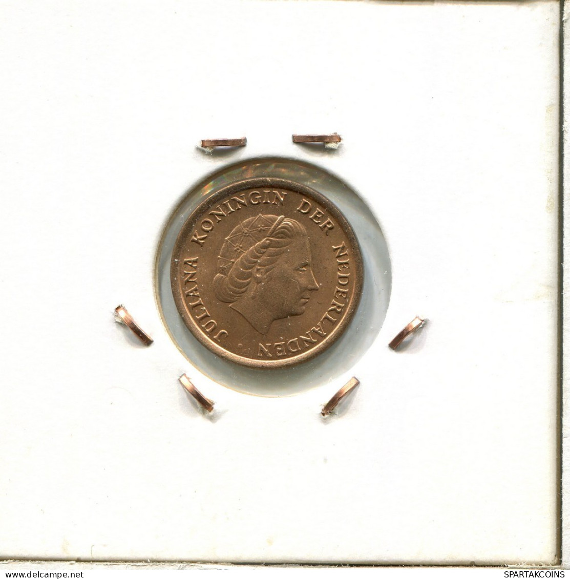 1 CENT 1980 NEERLANDÉS NETHERLANDS Moneda #AU407.E.A - 1948-1980 : Juliana
