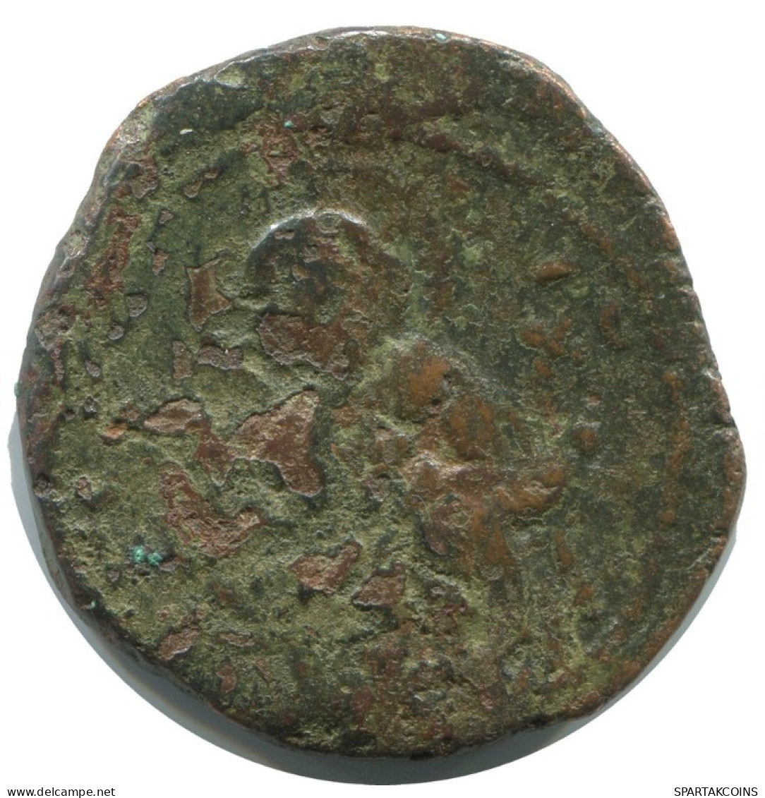 JESUS CHRIST ANONYMOUS FOLLIS Antique BYZANTIN Pièce 9g/29mm #AB296.9.F.A - Byzantinische Münzen