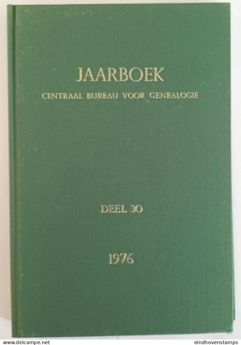 Jaarboek 1976 Centraal Bureau Voor Genealogie, Deel 30, - Sonstige & Ohne Zuordnung