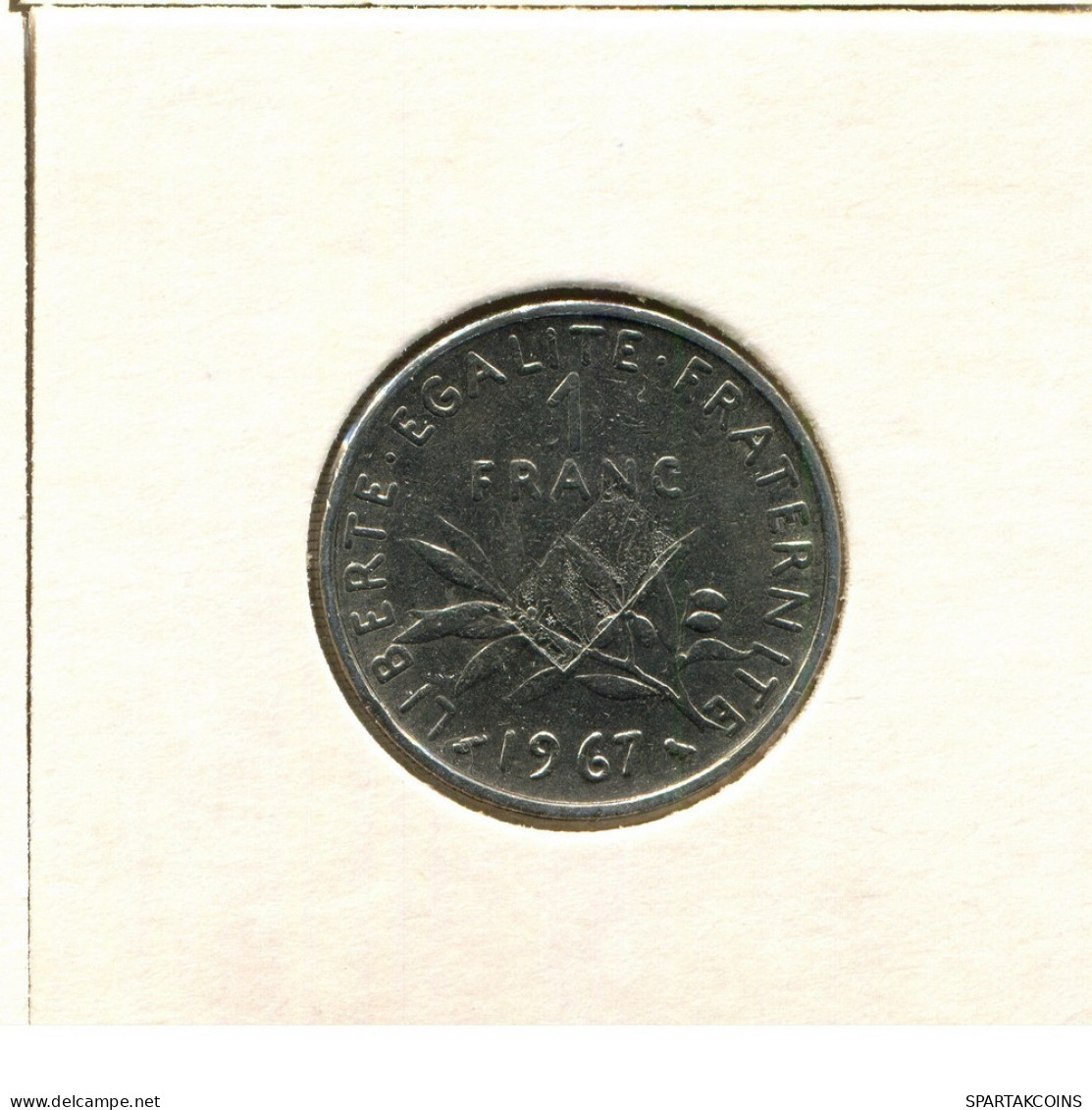 1 FRANC 1967 FRANCIA FRANCE Moneda #BB549.E.A - 1 Franc