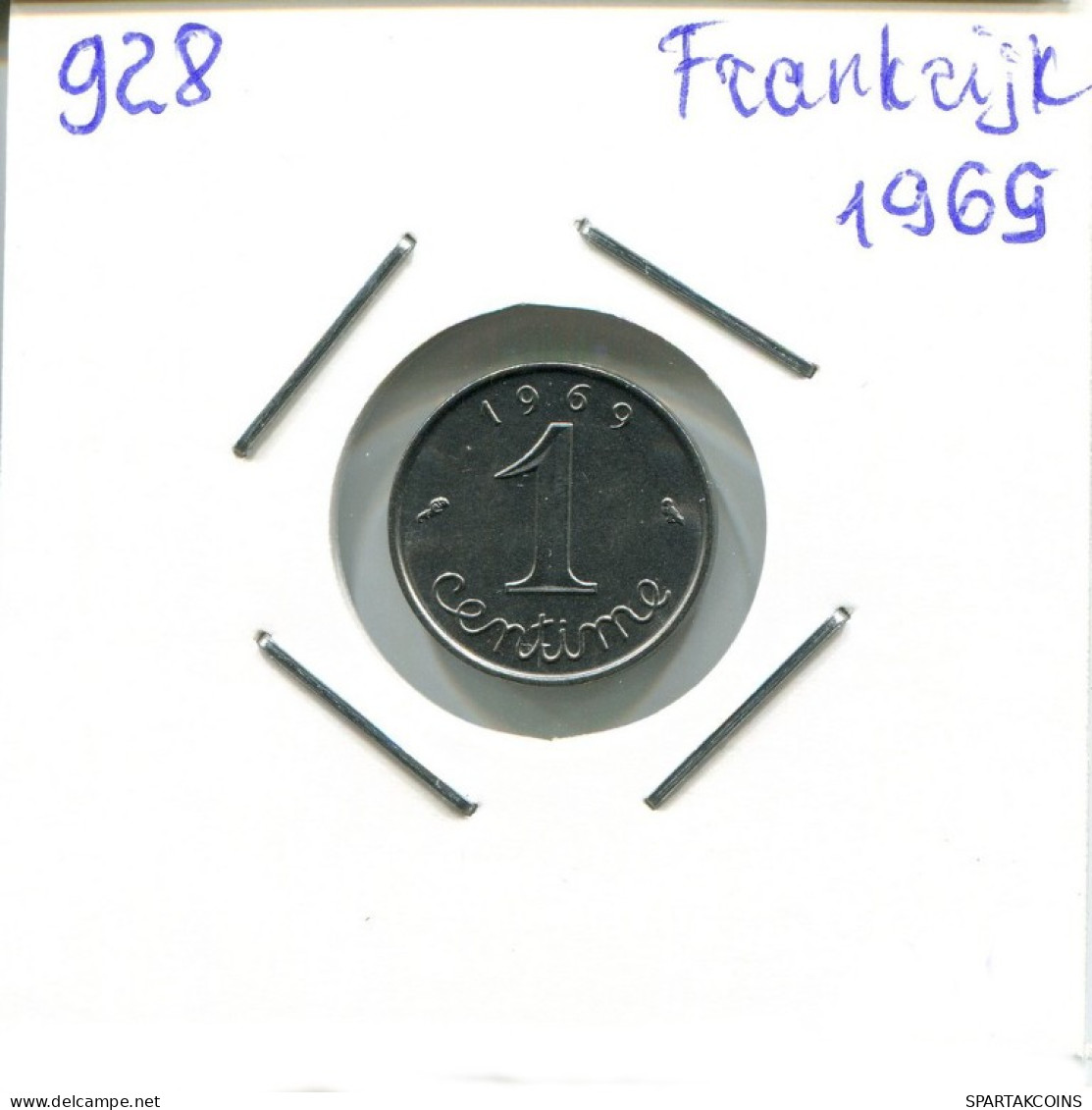 1 CENTIME 1969 FRANCE Coin French Coin #AM945.U.A - 1 Centime