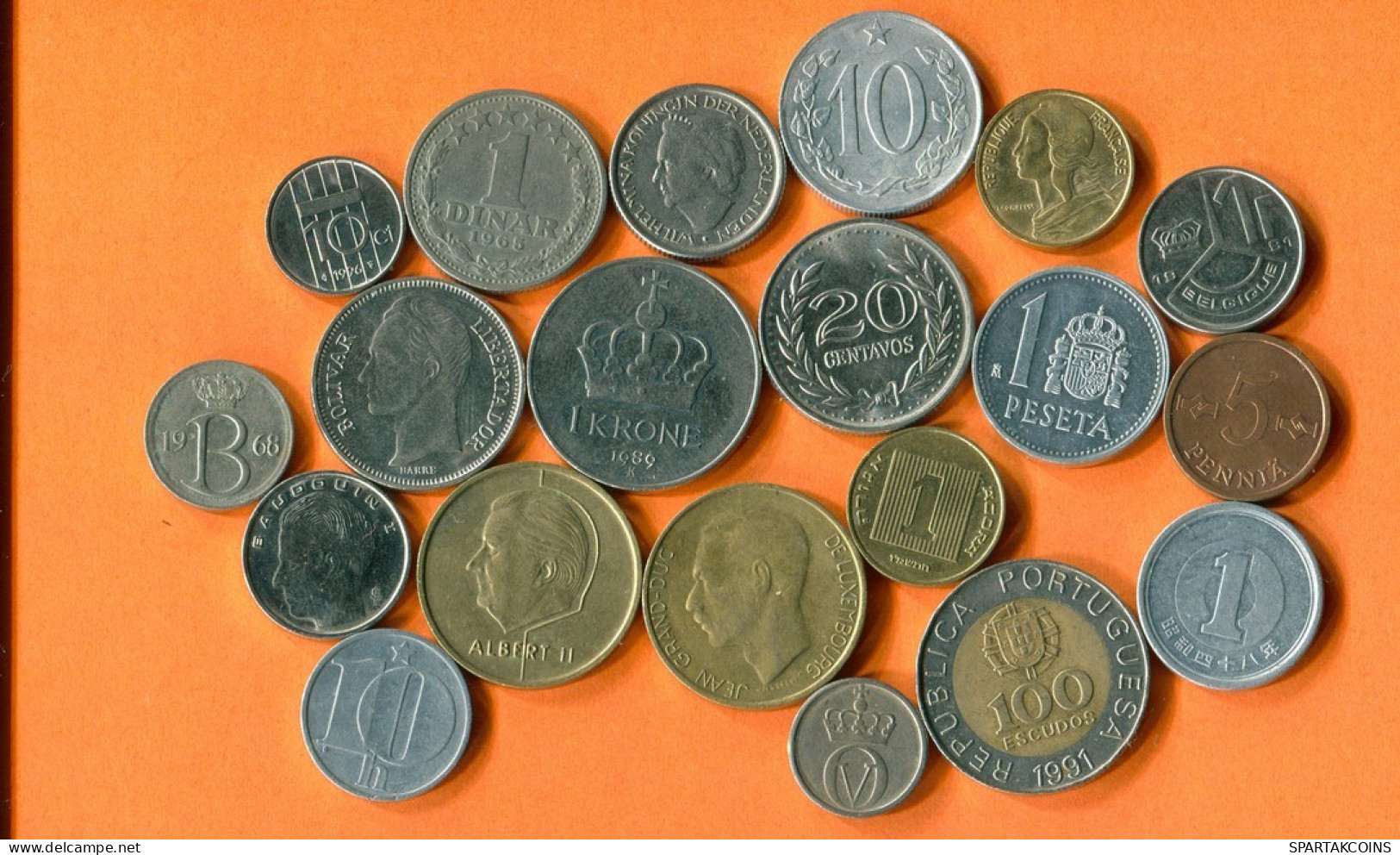 Collection WORLD Coin Mixed Lot Different COUNTRIES And REGIONS #L10033.2.U.A - Andere & Zonder Classificatie