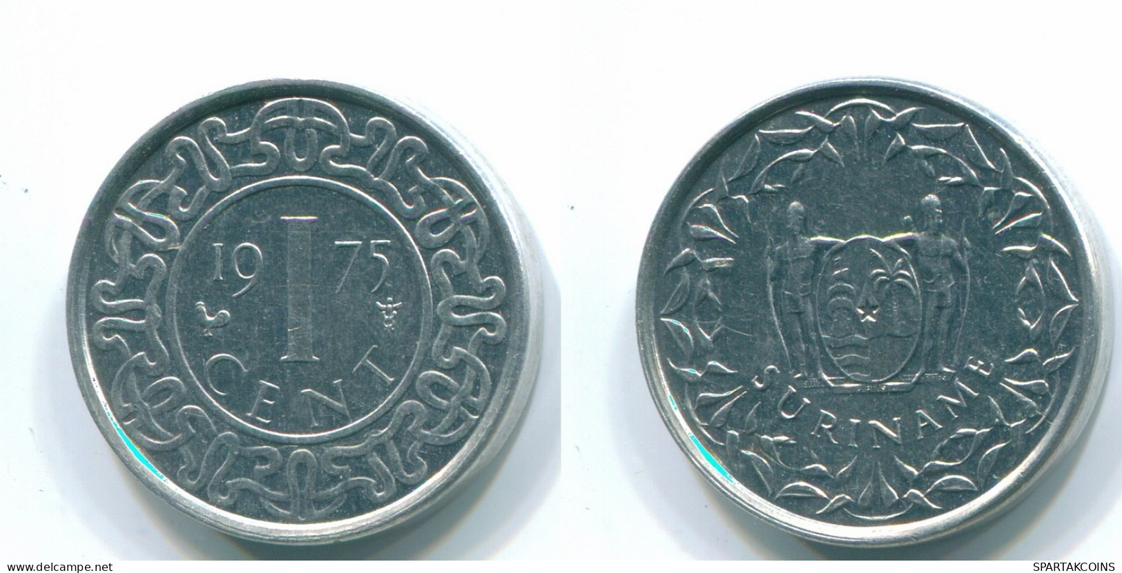 1 CENT 1975 SURINAME NÉERLANDAIS NETHERLANDS Aluminium Colonial Pièce #S11403.F.A - Surinam 1975 - ...