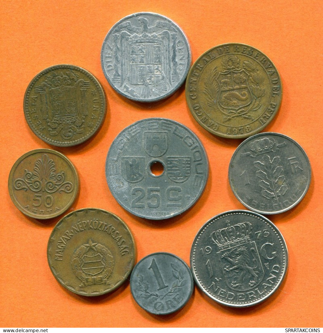 Collection MUNDO Moneda Lote Mixto Diferentes PAÍSES Y REGIONES #L10182.1.E.A - Other & Unclassified