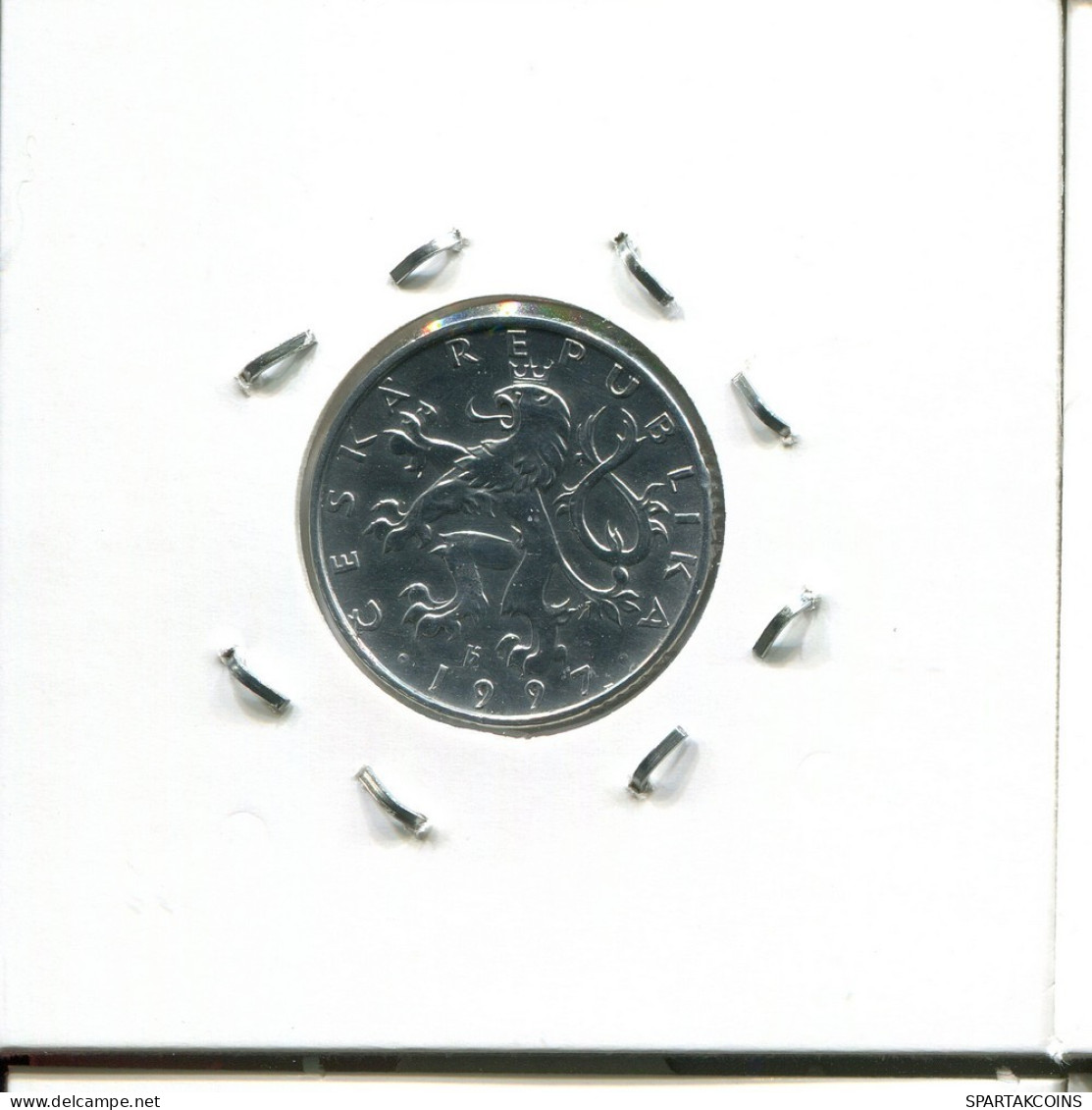 50 HELLER 1997 CZECH REPUBLIC Coin #AP729.2.U.A - Czech Republic