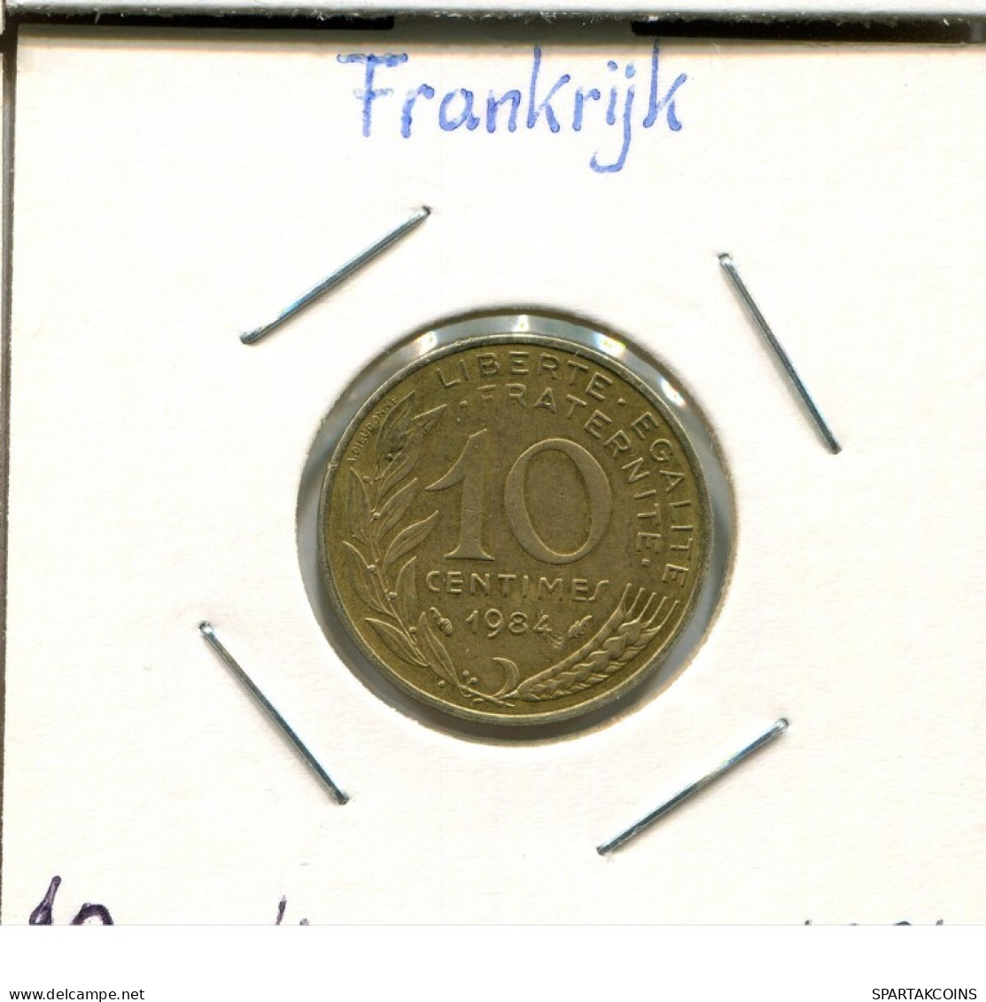 10 CENTIMES 1984 FRANCIA FRANCE Moneda #AM138.E.A - 10 Centimes