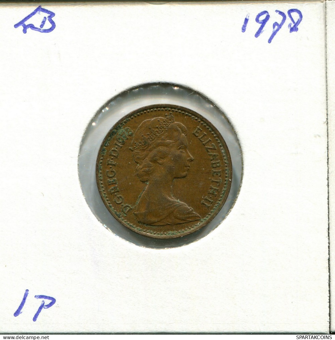 NEW PENNY 1978 UK GBAN BRETAÑA GREAT BRITAIN Moneda #AU805.E.A - 1 Penny & 1 New Penny