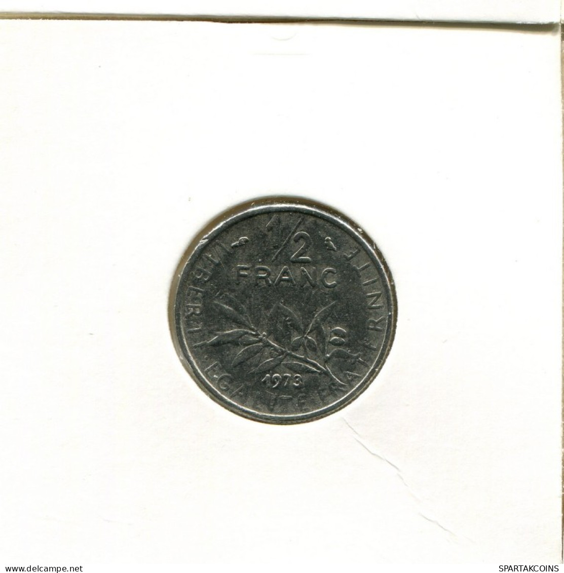 1/2 FRANC 1973 FRANCIA FRANCE Moneda #AK494.E.A - 1/2 Franc