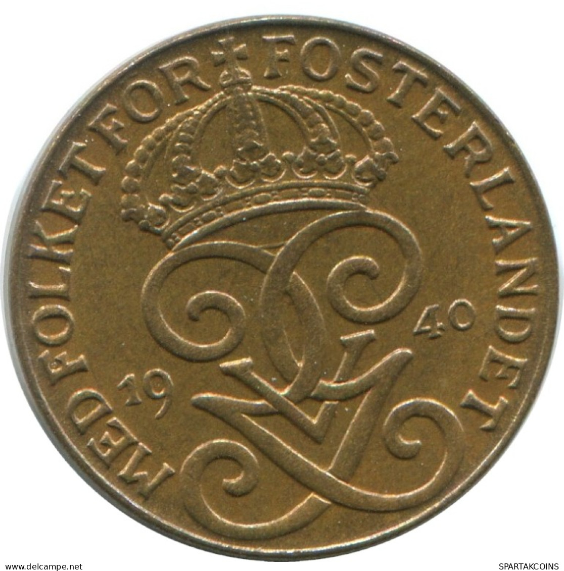 1 ORE 1940 SWEDEN Coin #AD365.2.U.A - Sweden