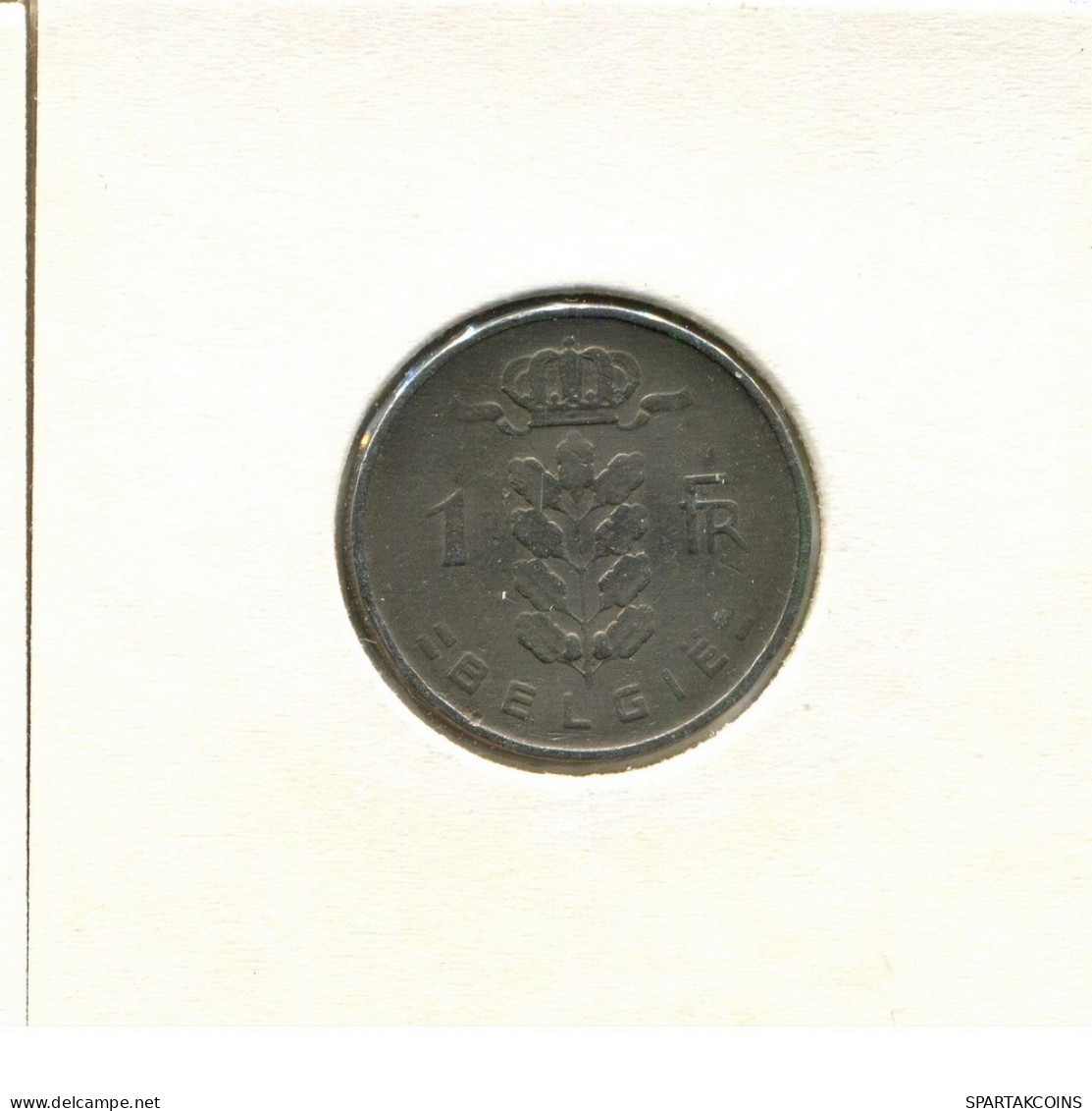 1 FRANC 1952 DUTCH Text BÉLGICA BELGIUM Moneda #BB170.E.A - 1 Franc