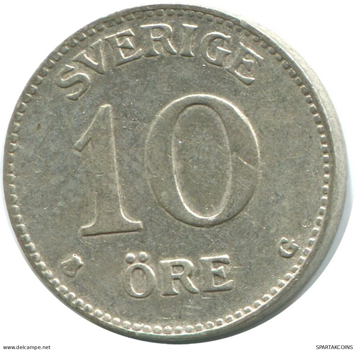 10 ORE 1936 SUECIA SWEDEN PLATA Moneda #AD022.2.E.A - Suède
