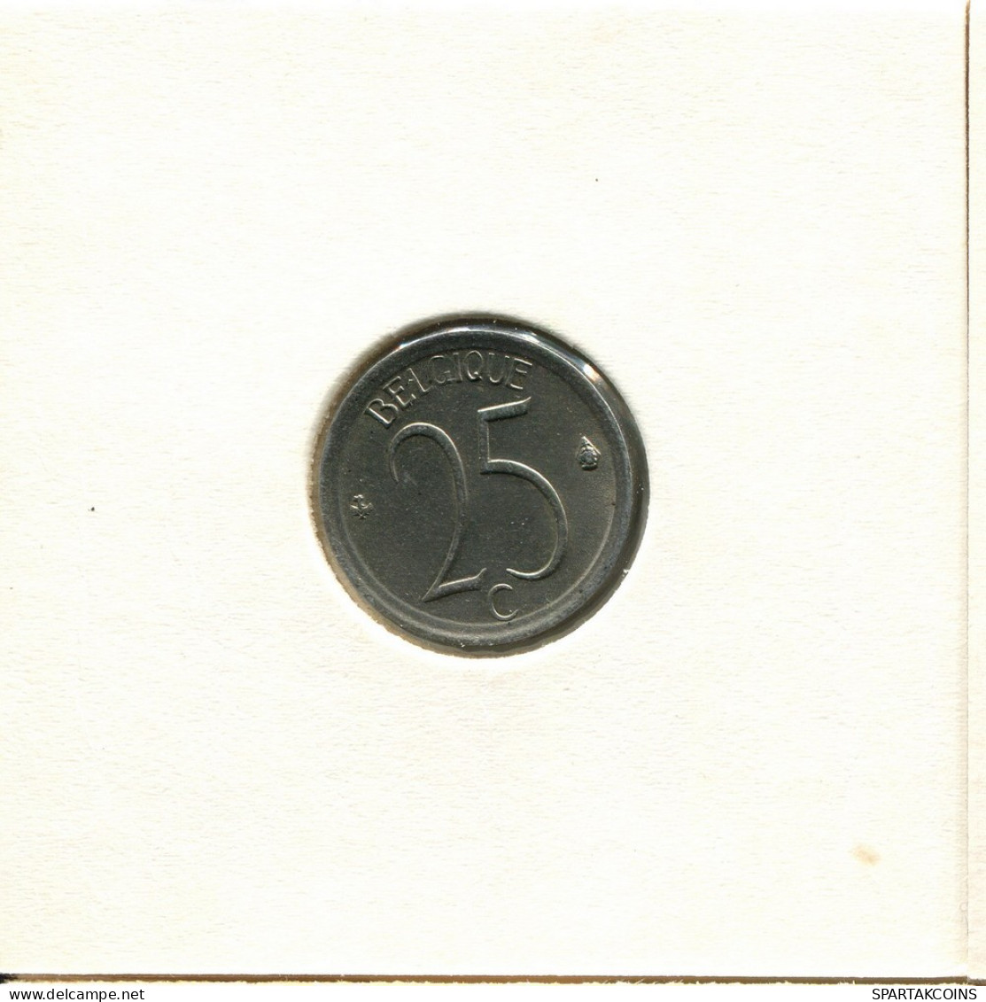 25 CENTIMES 1973 Französisch Text BELGIEN BELGIUM Münze #BB270.D.A - 25 Centimes