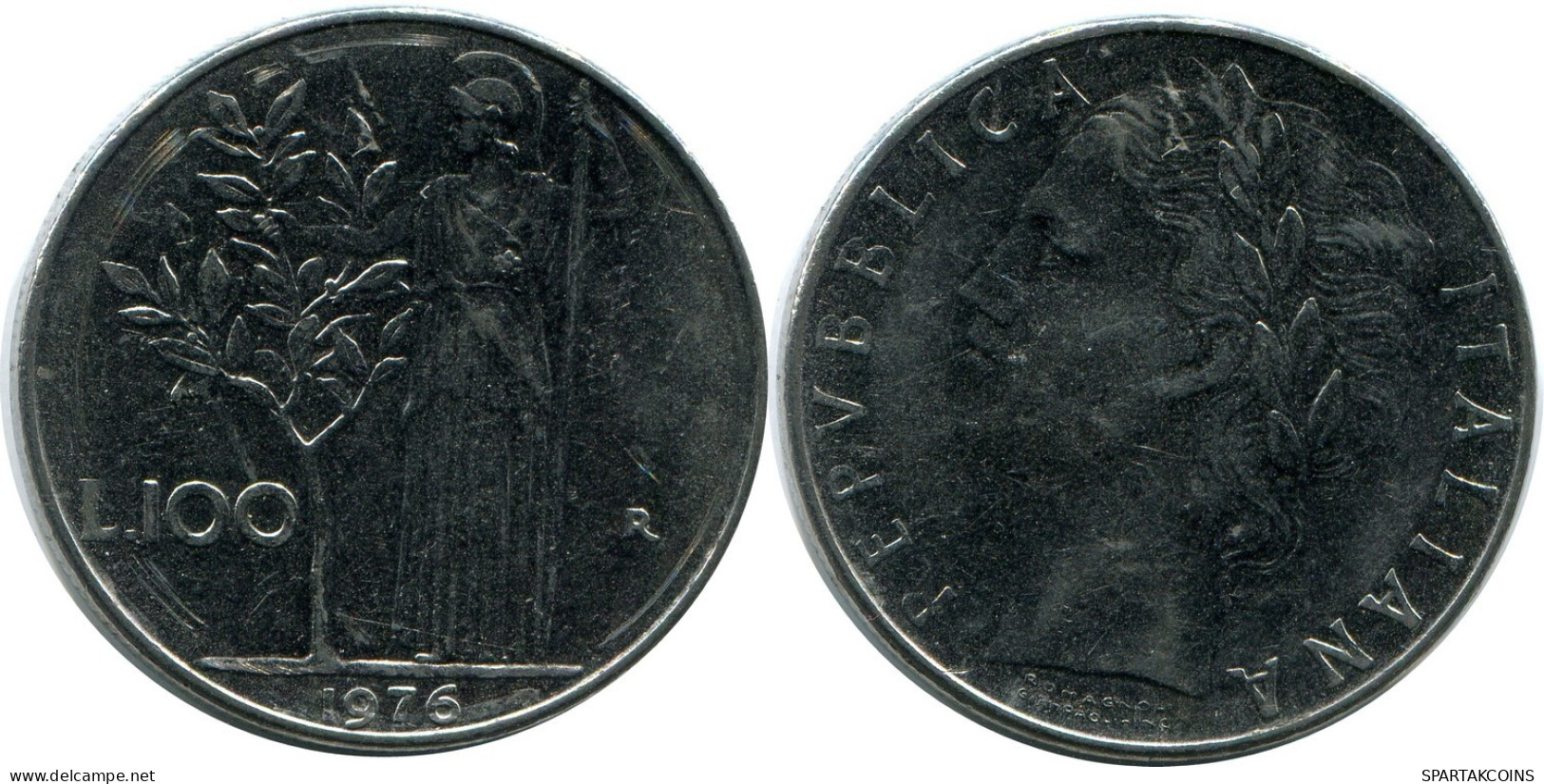 100 LIRE 1976 ITALY Coin #AZ403.U.A - 100 Lire