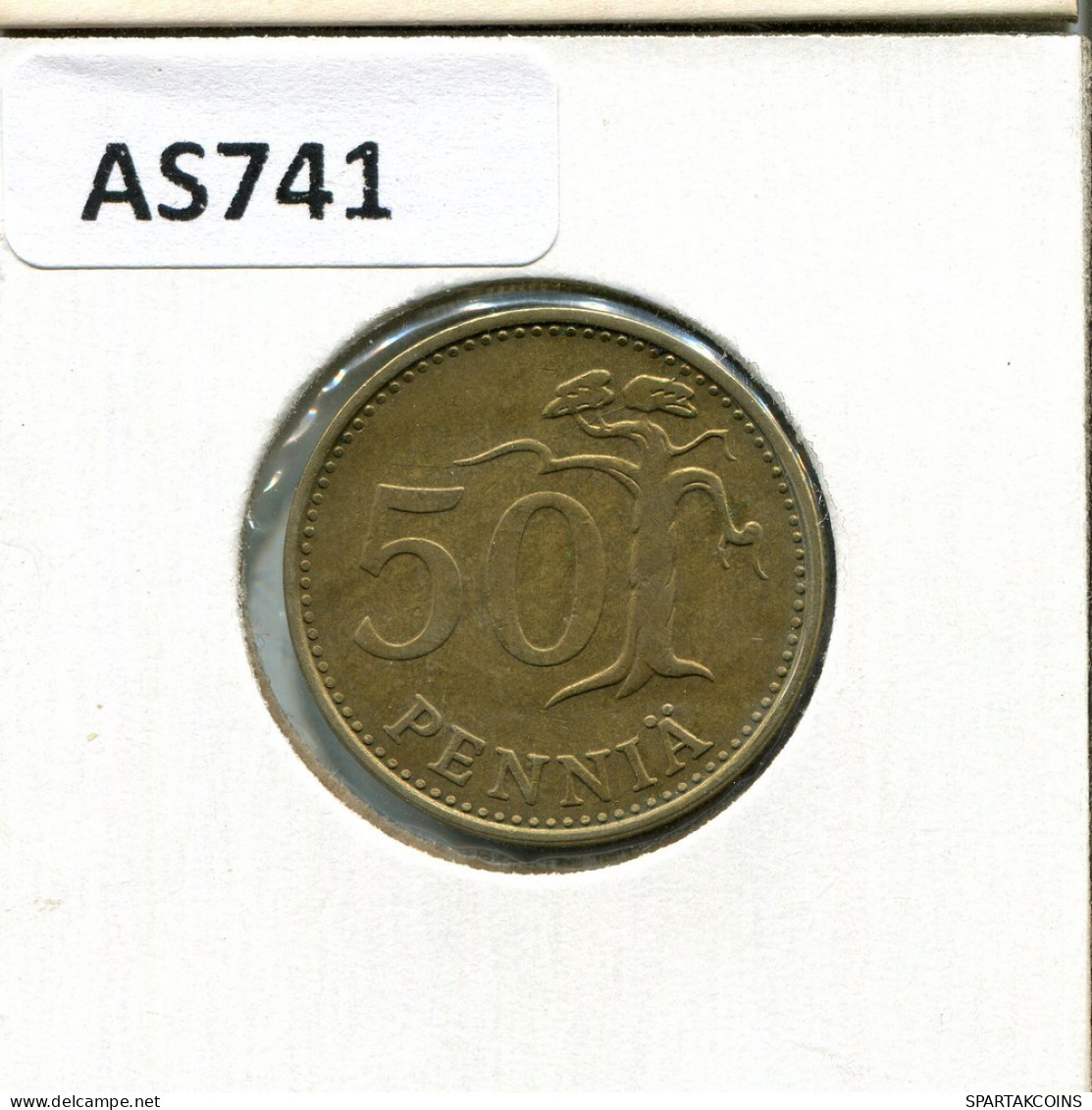 50 PENNYA 1977 FINNLAND FINLAND Münze #AS741.D.A - Finlande