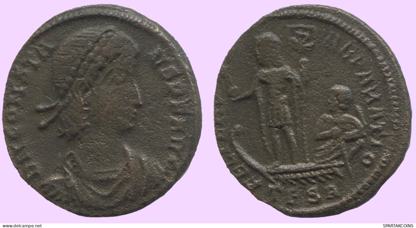 LATE ROMAN IMPERIO Moneda Antiguo Auténtico Roman Moneda 2.5g/18mm #ANT2172.14.E.A - Der Spätrömanischen Reich (363 / 476)