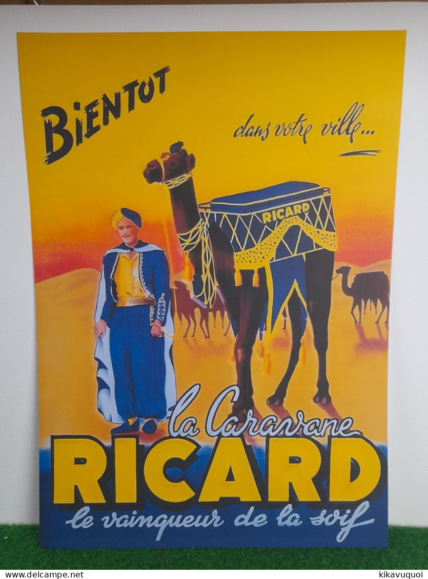 RICARD CARAVANE - AFFICHE POSTER - Alcools