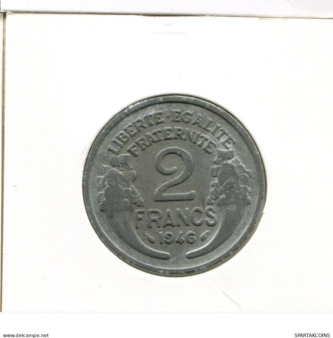 2 FRANCS 1946 FRANKREICH FRANCE Französisch Münze #AK645.D.A - 2 Francs