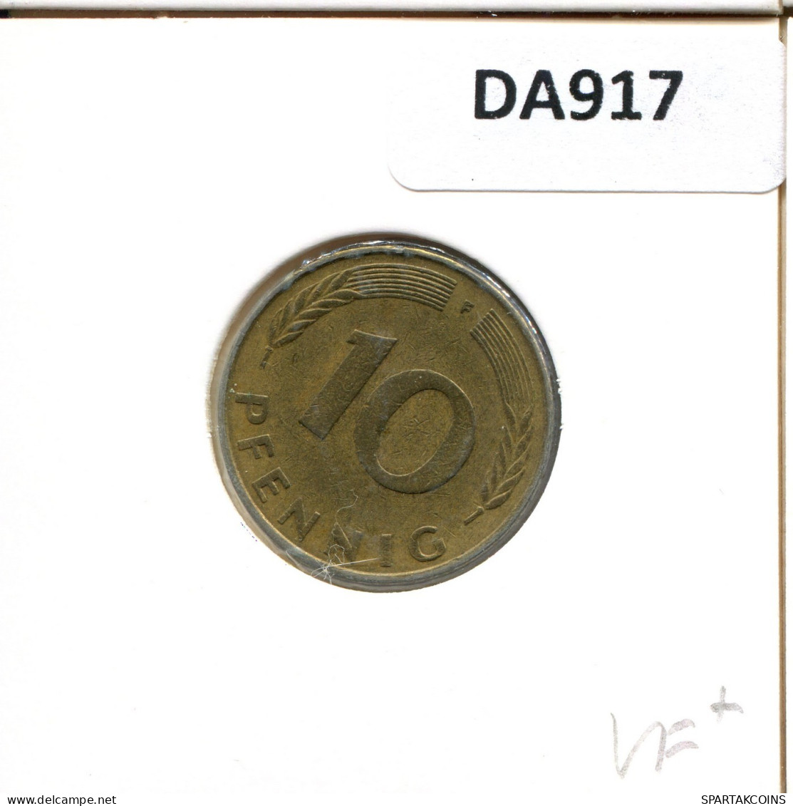 10 PFENNIG 1977 F BRD ALEMANIA Moneda GERMANY #DA917.E.A - 10 Pfennig