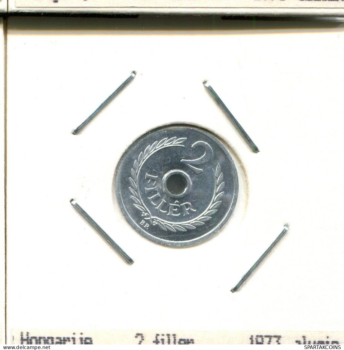 2 FILLER 1973 HUNGARY Coin #AS508.U.A - Hungary