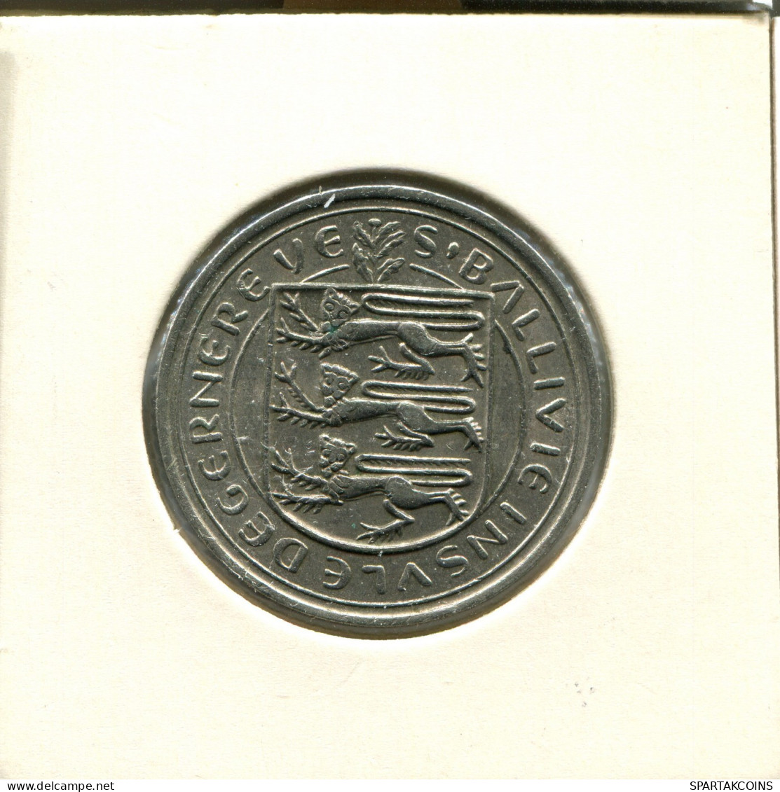 10 PENCE 1968 GUERNSEY Pièce #AX065.F.A - Guernesey