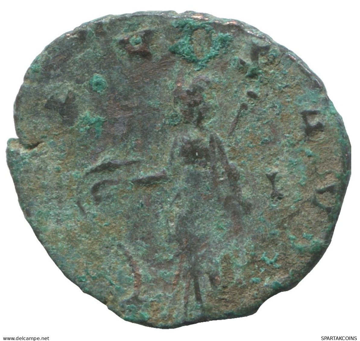 LATE ROMAN IMPERIO Follis Antiguo Auténtico Roman Moneda 1.9g/20mm #SAV1142.9.E.A - Der Spätrömanischen Reich (363 / 476)