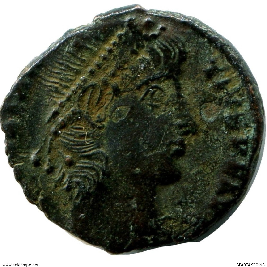 CONSTANTIUS II MINTED IN ANTIOCH FOUND IN IHNASYAH HOARD EGYPT #ANC11255.14.F.A - Der Christlischen Kaiser (307 / 363)