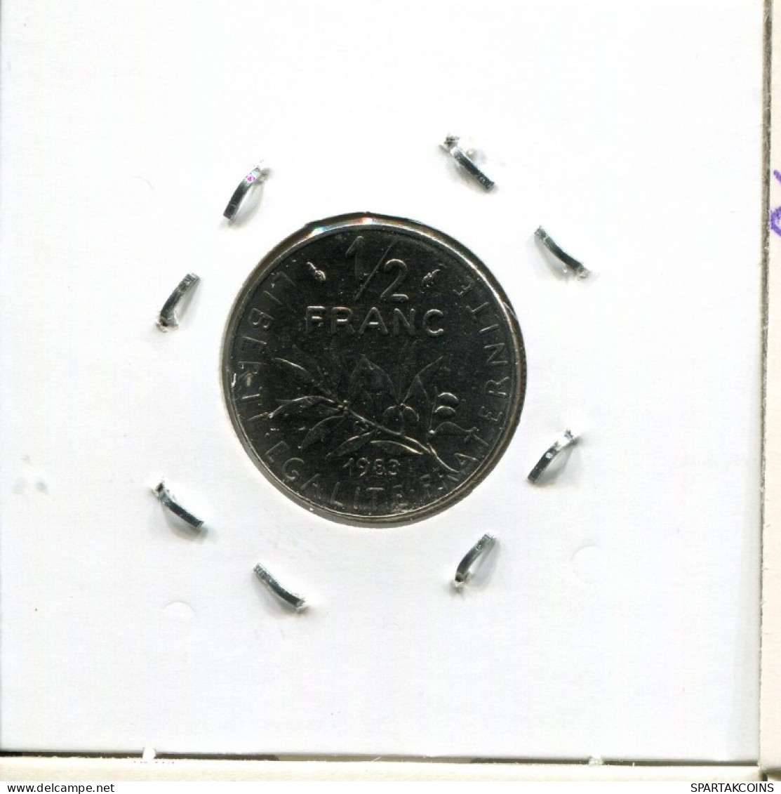 1/2 FRANC 1983 FRANCE Coin French Coin #AN921.U.A - 1/2 Franc