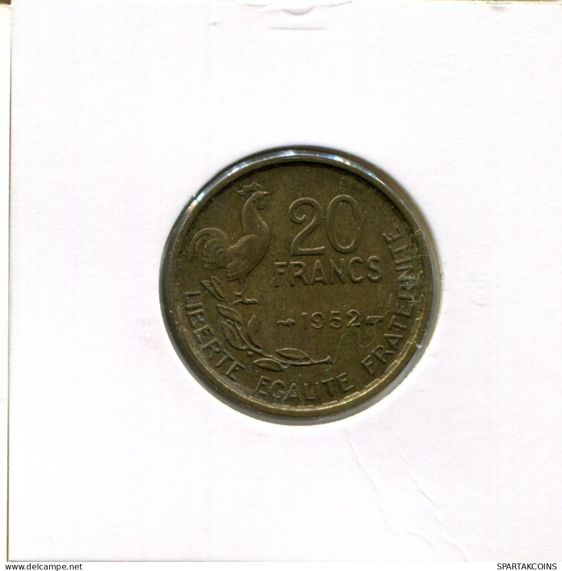 20 FRANCS 1952 FRANCE French Coin #AK887.U.A - 20 Francs