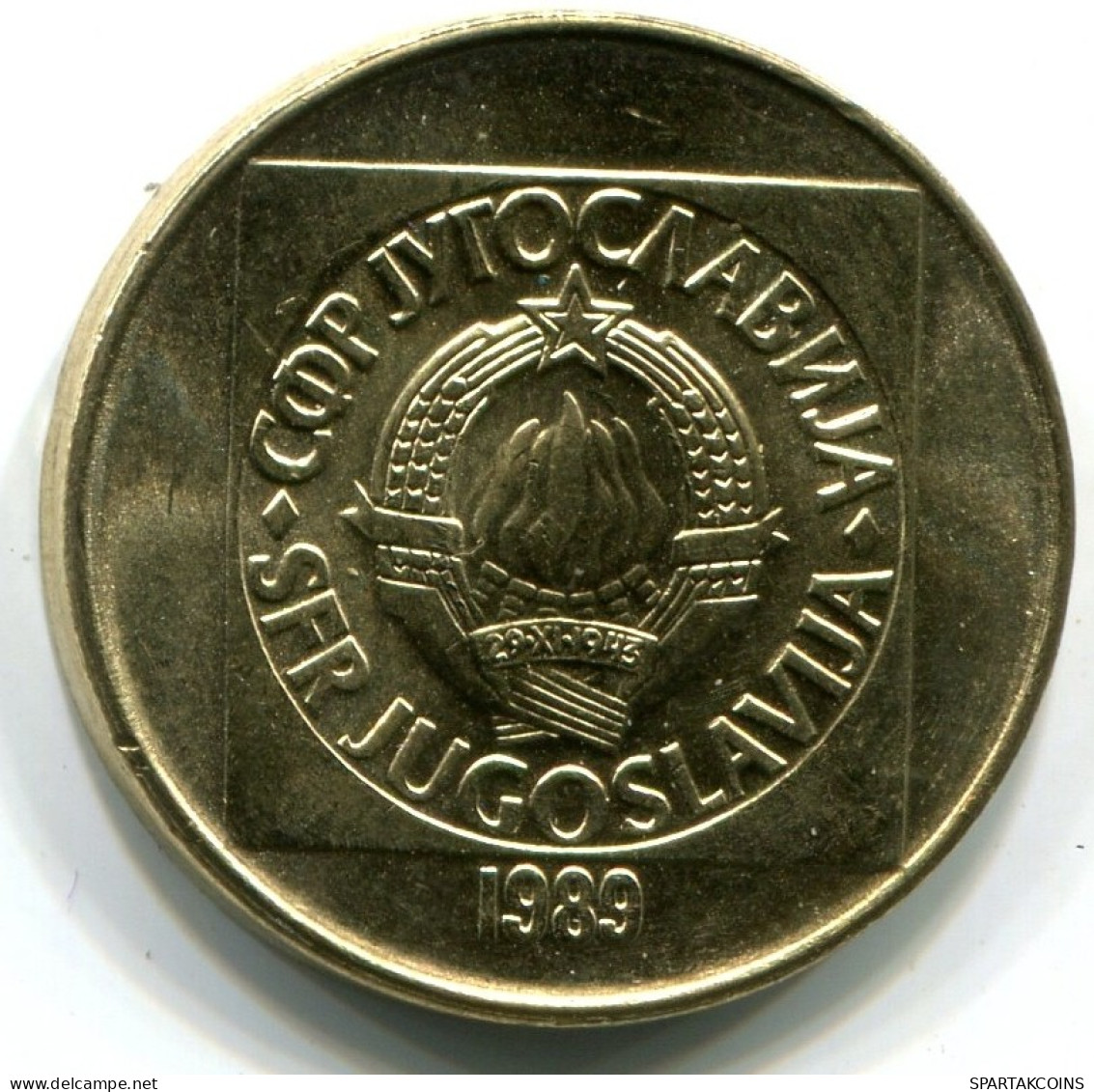 100 DINARA 1989 YUGOSLAVIA UNC Coin #W11193.U.A - Yugoslavia