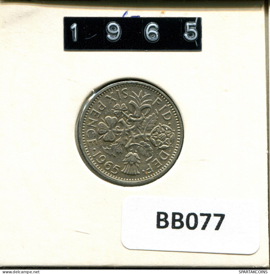 SIXPENCE 1965 UK GBAN BRETAÑA GREAT BRITAIN Moneda #BB077.E.A - H. 6 Pence