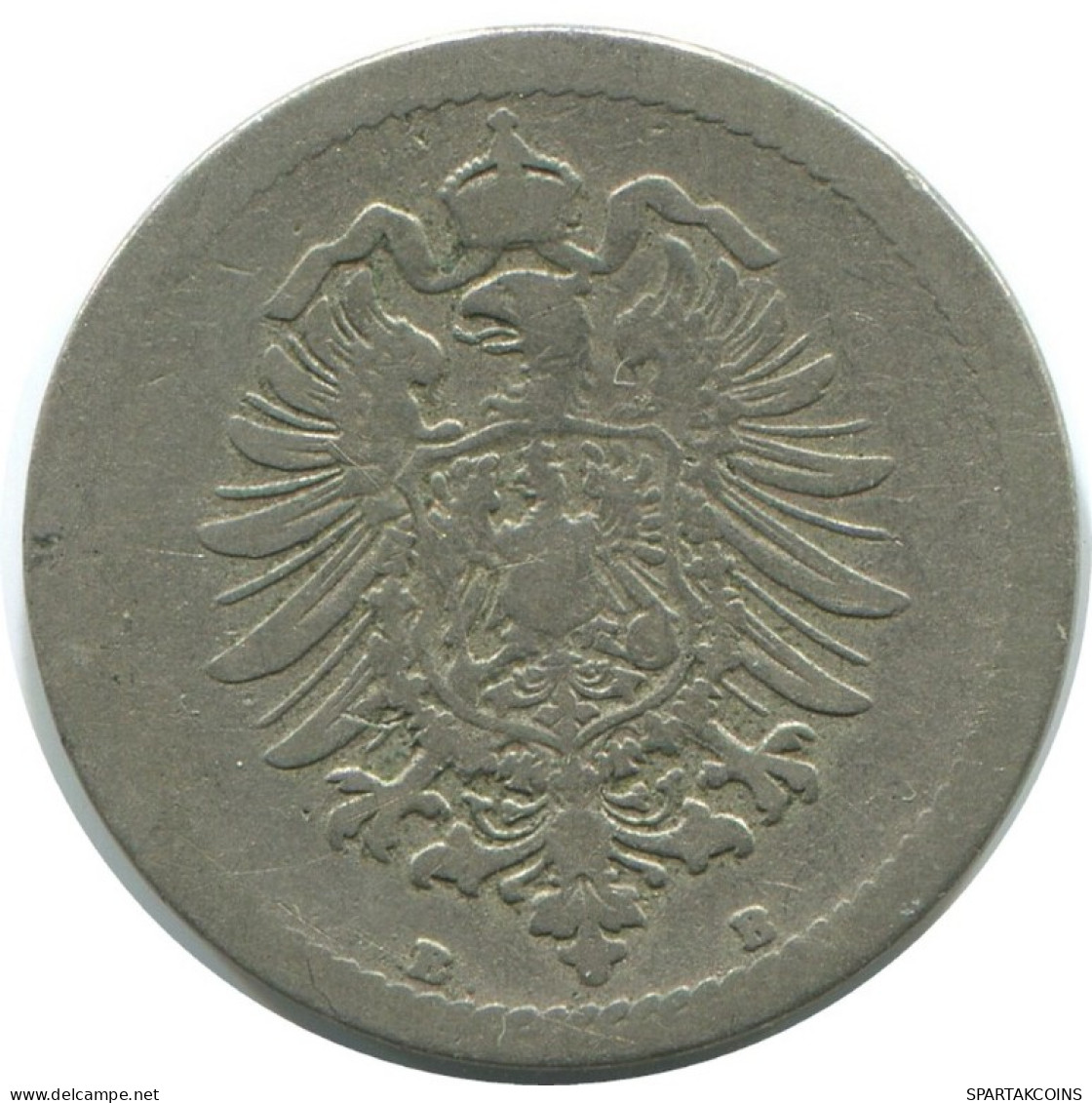 5 PFENNIG 1876 B ALLEMAGNE Pièce GERMANY #AE672.F.A - 5 Pfennig