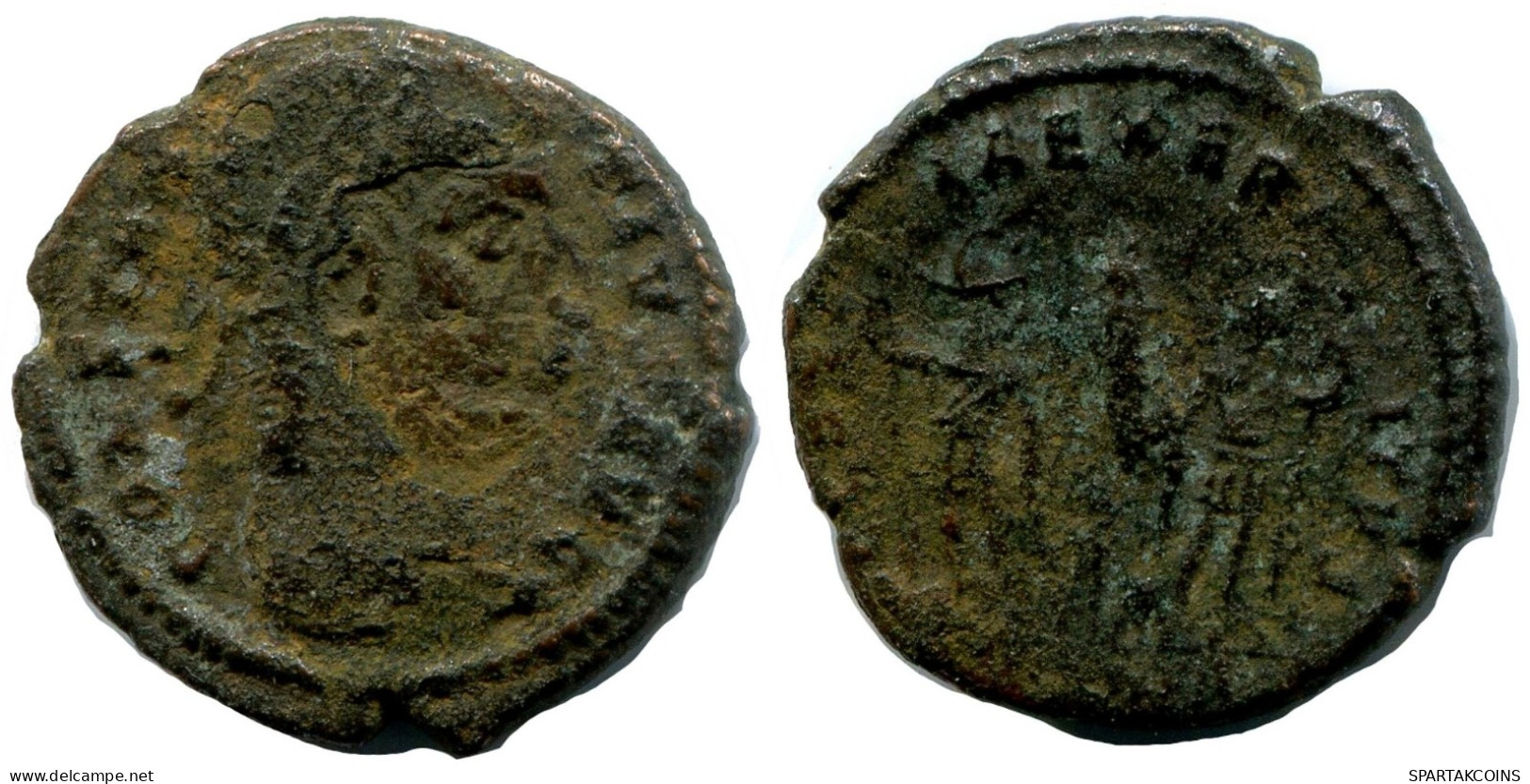 CONSTANTIUS II MINT UNCERTAIN FROM THE ROYAL ONTARIO MUSEUM #ANC10108.14.U.A - The Christian Empire (307 AD To 363 AD)