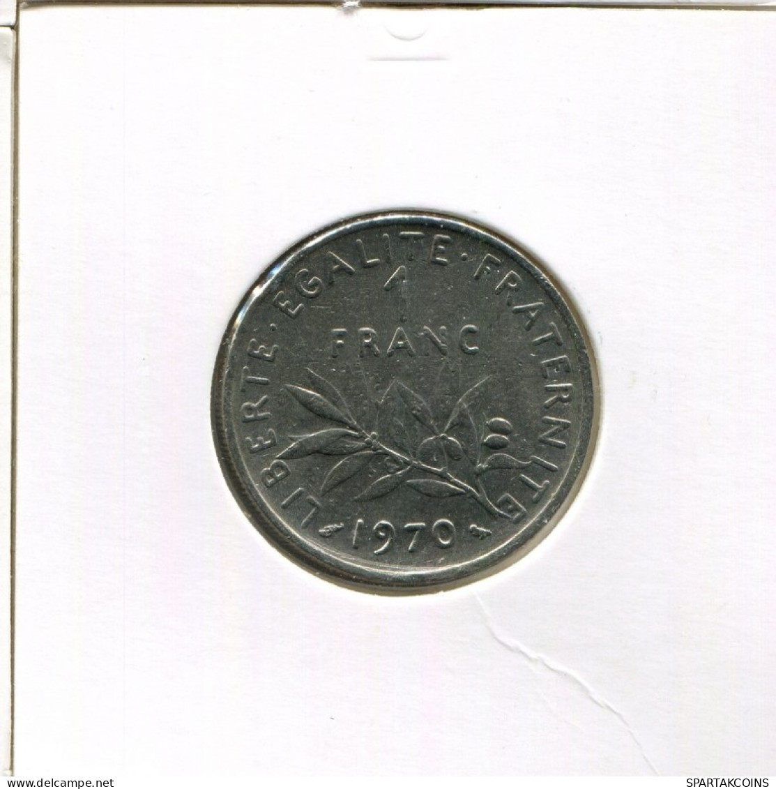 1 FRANC 1970 FRANKREICH FRANCE Französisch Münze #AK529.D.A - 1 Franc