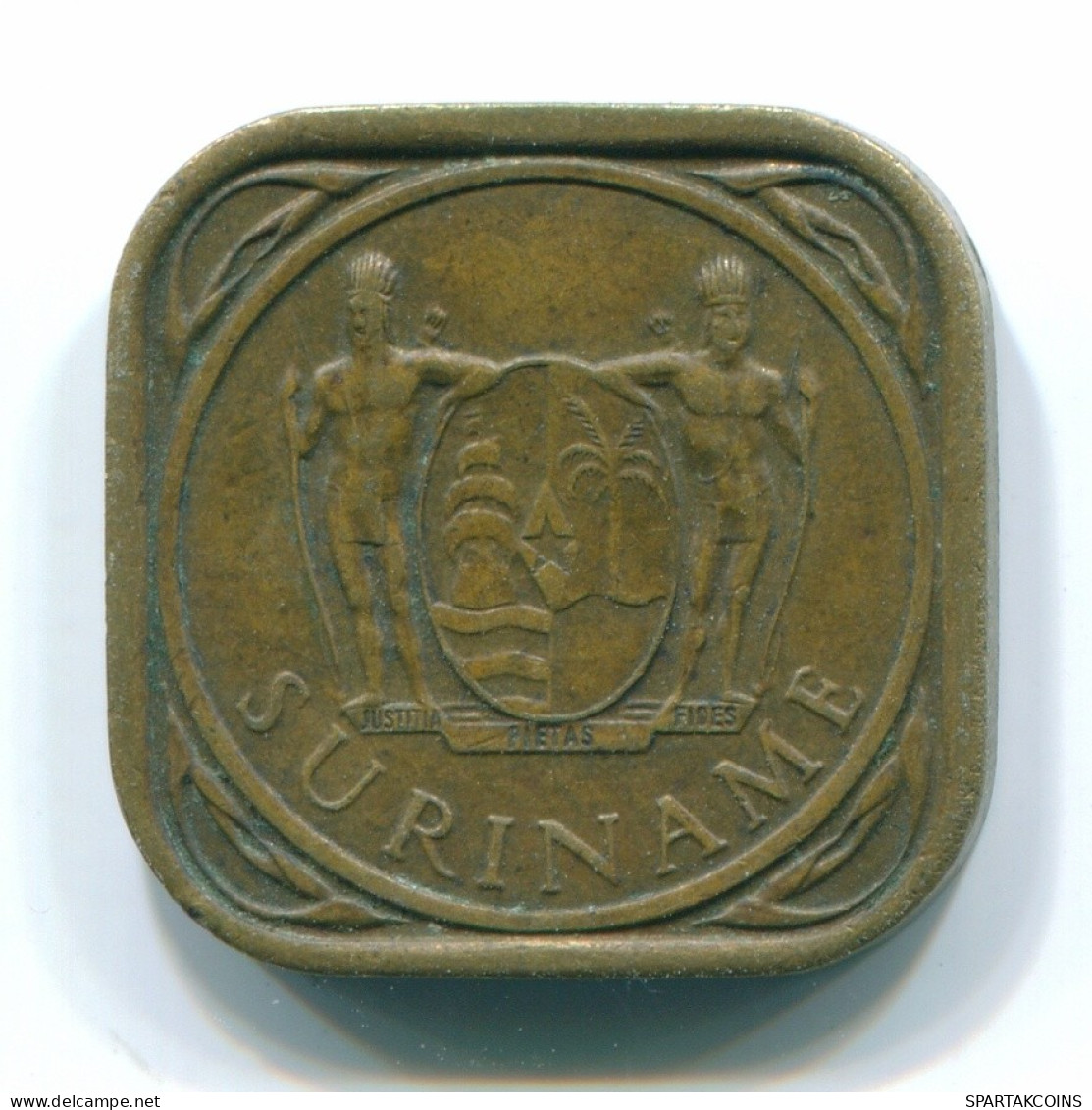 5 CENTS 1972 SURINAM NIEDERLANDE Nickel-Brass Koloniale Münze #S12960.D.A - Surinam 1975 - ...