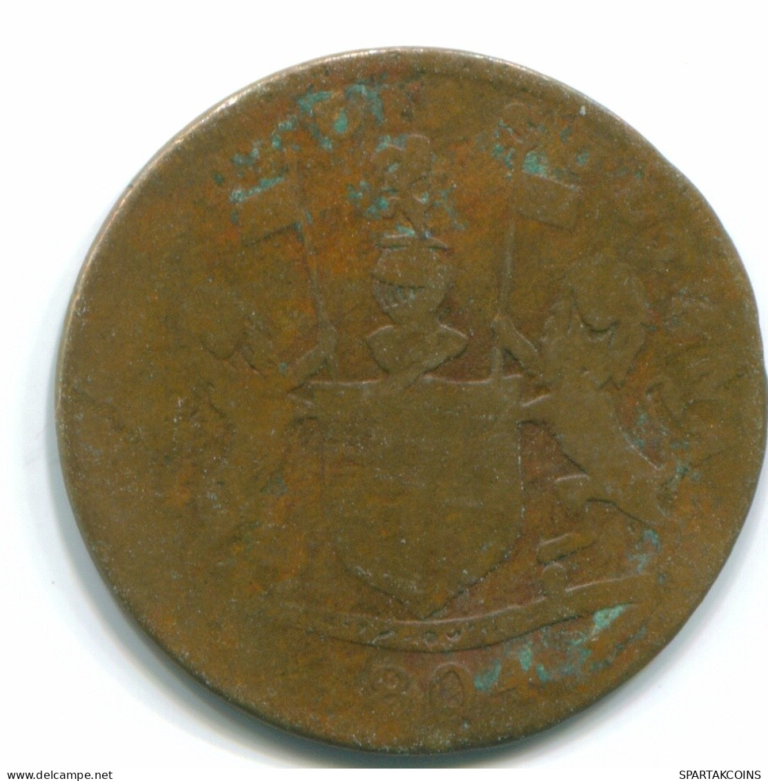 1 KEPING 1804 SUMATRA BRITISH EAST INDE INDIA Copper Colonial Pièce #S11791.F.A - India