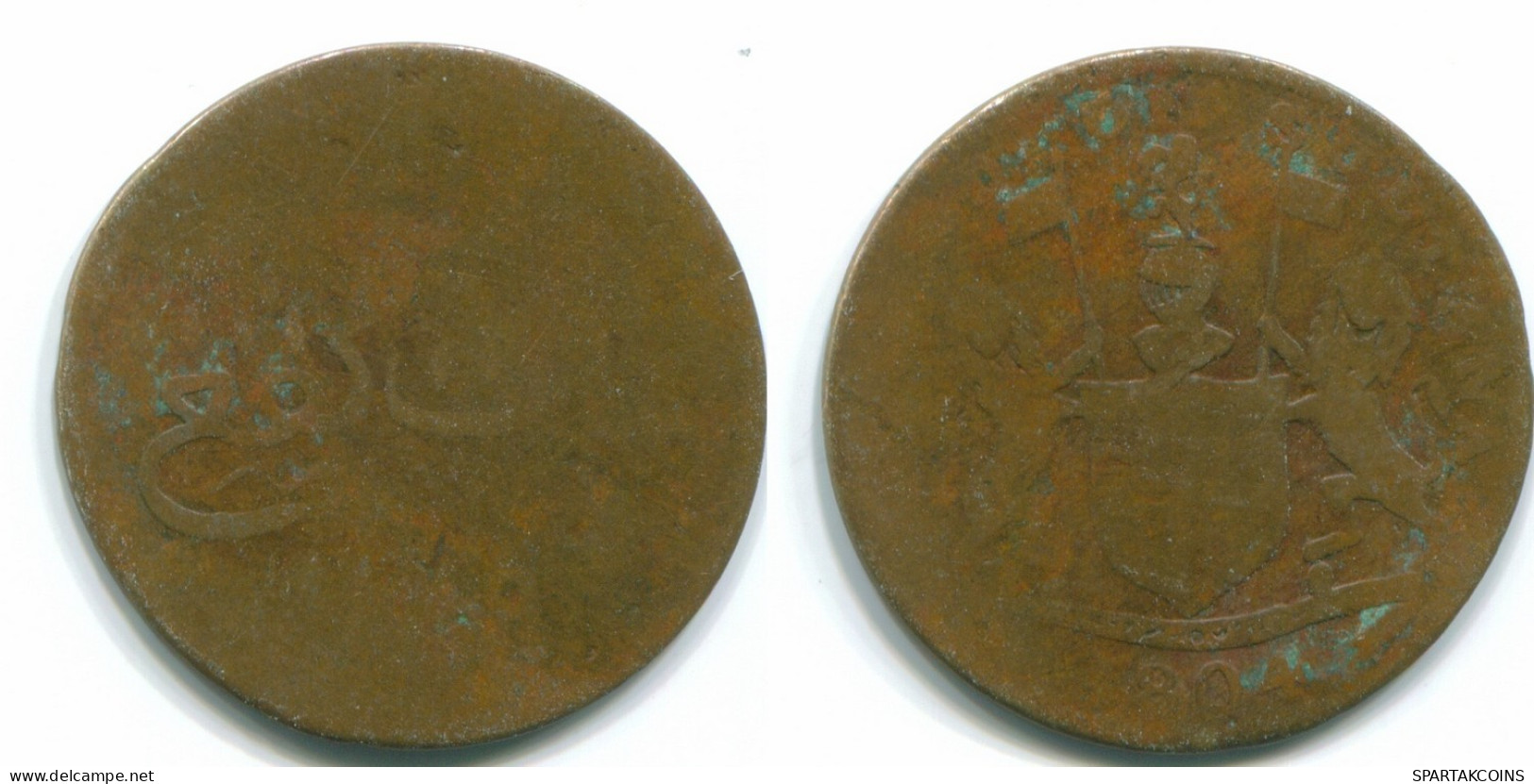 1 KEPING 1804 SUMATRA BRITISH EAST INDE INDIA Copper Colonial Pièce #S11791.F.A - India