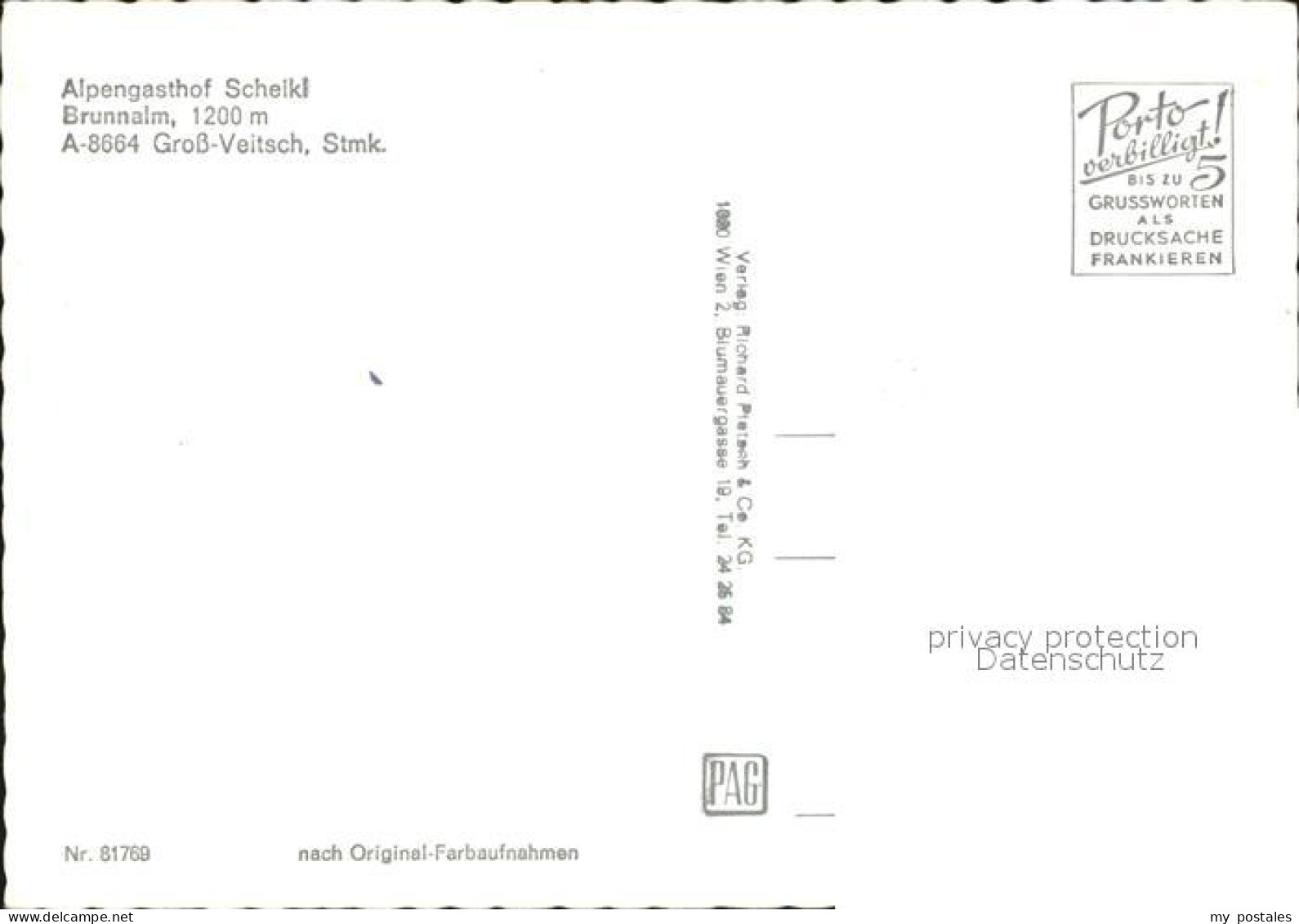 72584335 Gross Veitsch Alpengasthof Scheikl Veitsch - Sonstige & Ohne Zuordnung