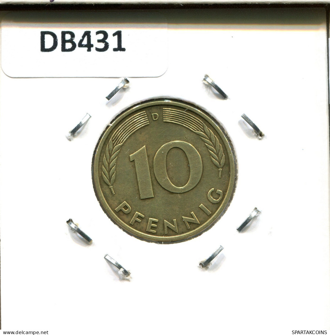10 PFENNIG 1980 D BRD ALEMANIA Moneda GERMANY #DB431.E.A - 10 Pfennig